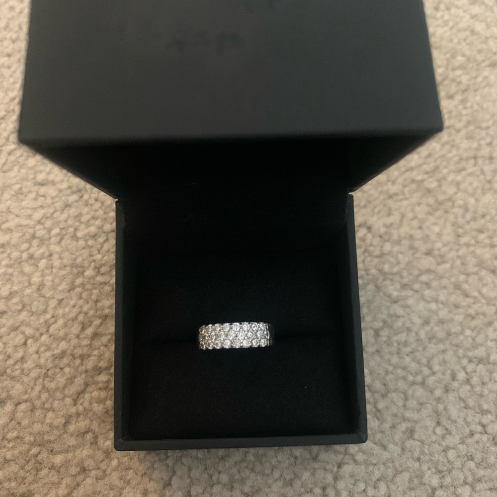 3 Row Diamond Anniversary Band